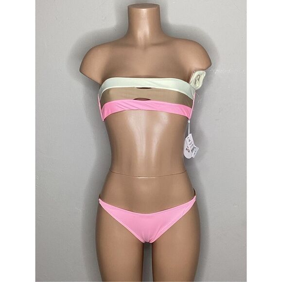 New. PQ pink bikini top. Small. Retails $80 - Picture 2 of 5